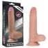 Lovetoy Nature Cock - Διπλής υφής αισθησιακό ομοίωμα 18εκ (φυσικό)