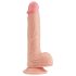 Lovetoy - ρεαλιστικό dildo με βεντούζα - 21cm - φυσικό χρώμα
