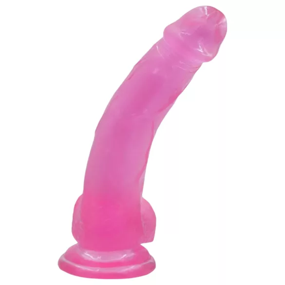 Lovetoy - δονητής με βεντούζα - 20cm - ροζ
