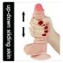 Lovetoy Sliding-Skin - Διπλής στρώσης ομοίωμα - 18cm (φυσικό)
