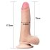 Lovetoy Sliding-Skin - Διπλής στρώσης ομοίωμα - 18cm (φυσικό)
