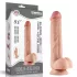 Lovetoy - δονητής διπλής στρώσης - 23cm - φυσικό χρώμα