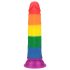 Ρεαλιστικό Dildo 19εκ - Ουράνιο Τόξο Σχεδιασμός