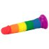 Ρεαλιστικό Dildo 19εκ - Ουράνιο Τόξο Σχεδιασμός