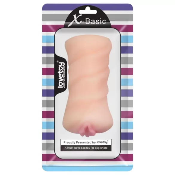 Lovetoy X-Basic - τεχνητός κόλπος onanισμού (στο χρώμα του δέρματος)