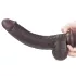 Lovetoy Sliding-Skin - δονητής διπλής στρώσης - 23cm - καφέ