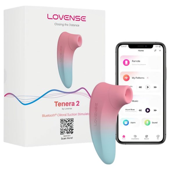 LOVENSE Tenera 2 - Έξυπνο δονητάκι για γλυκές απολαύσεις (μπλε-ροζ)
