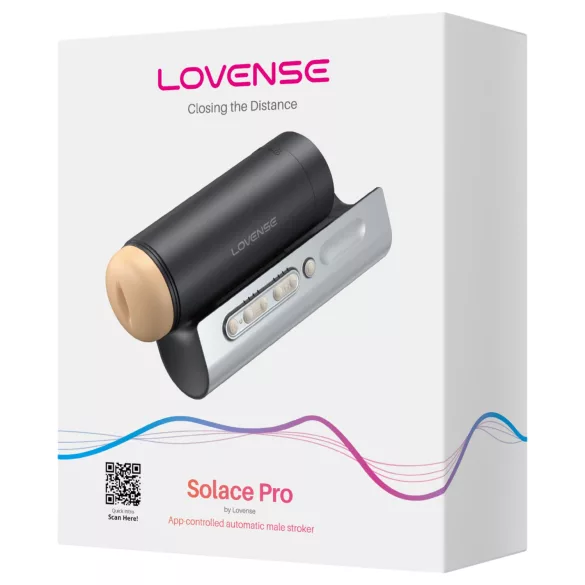 Lovense Solace Pro - ανδρικός δονητής ώθησης με έλεγχο μέσω εφαρμογής (μαύρο)
