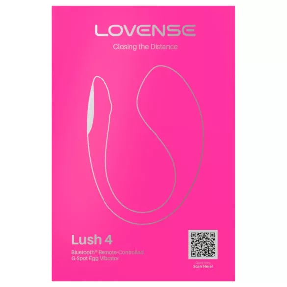 LOVENSE Lush 4 - έξυπνο δονητικό αυγό (ροζ)