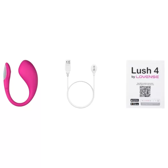LOVENSE Lush 4 - έξυπνο δονητικό αυγό (ροζ)