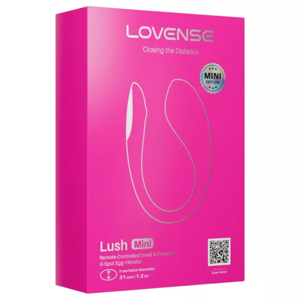 LOVENSE Lush Mini - έξυπνο αυγό δόνησης (ροζ)