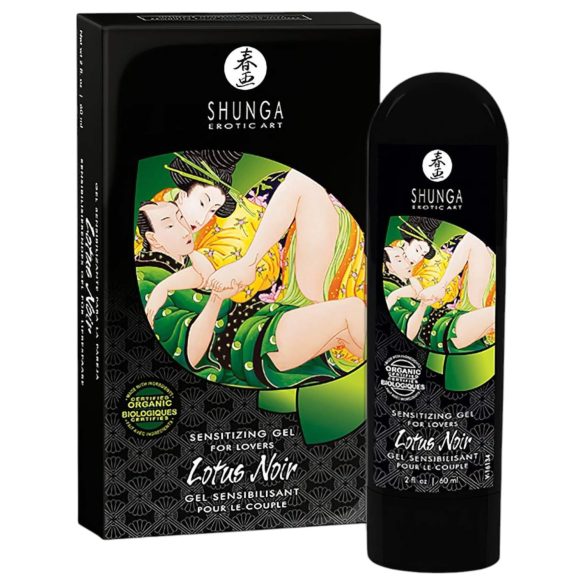 Shunga Lotus Noir - τζελ διέγερσης unisex - 60ml