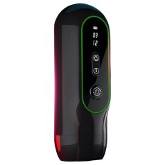   Λεοπάρδαλη - δονητής πάνω-κάτω (μαύρο)