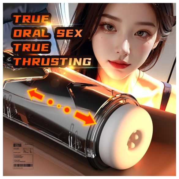 Leopard - ανδρικός δονητής ώθησης - μαύρο