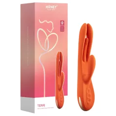   Honey Play Box Terri - δονητής με κλειτοριδικό βραχίονα με έλεγχο μέσω εφαρμογής (πορτοκαλί)