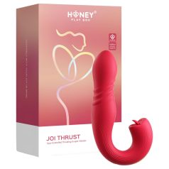   Honey Play Box Joi Thrust 2 - δονητής άμεσης ώθησης και γλειψίματος - κόκκινο