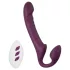 Honey Play Box Bliss - δονητής strap-on με περιστρεφόμενες χάντρες - μωβ
