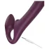 Honey Play Box Bliss - δονητής strap-on με περιστρεφόμενες χάντρες - μωβ