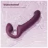 Honey Play Box Bliss - δονητής strap-on με περιστρεφόμενες χάντρες - μωβ