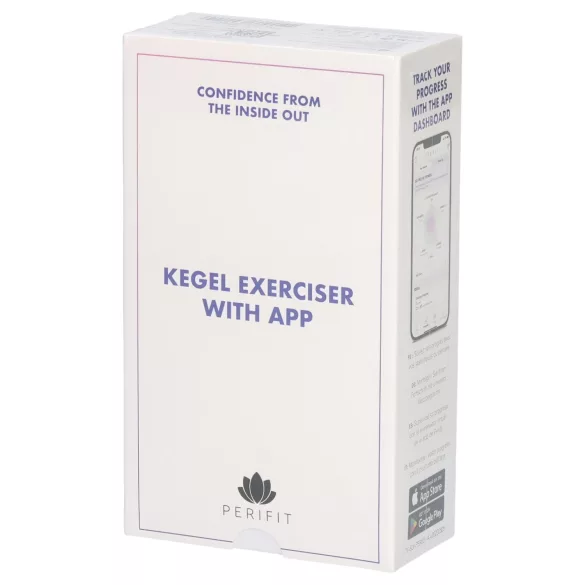 Perifit - Δονητική μπάλα γκέισας με έλεγχο μέσω εφαρμογής (ροζ)