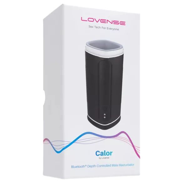 Lovense Calor - Αυνανιστής με θέρμανση με έλεγχο μέσω εφαρμογής, για άνδρες (μαύρο)