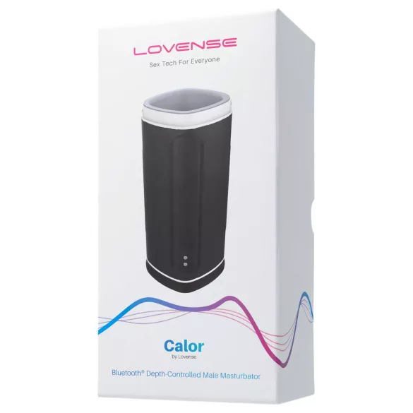 Lovense Calor - Αυνανιστής με θέρμανση με έλεγχο μέσω εφαρμογής, για άνδρες (μαύρο)