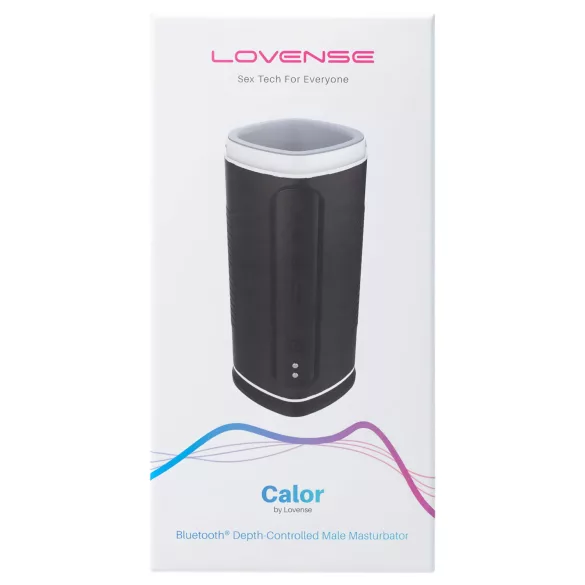 Lovense Calor - Αυνανιστής με θέρμανση με έλεγχο μέσω εφαρμογής, για άνδρες (μαύρο)