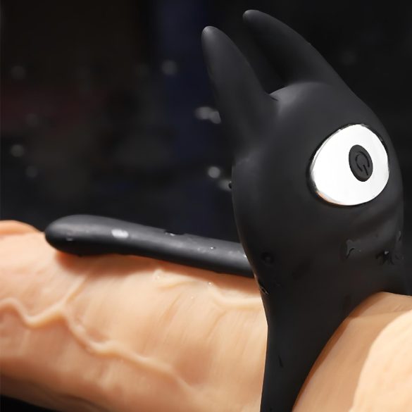 AlvUp - δαχτυλίδι πέους δονητής με δονητή κλειτορίδας - μαύρο