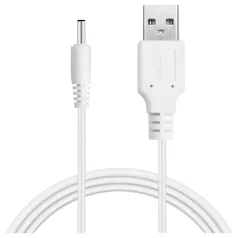   LELO - φορτιστής USB 5V - καλώδιο φόρτισης - λευκό
