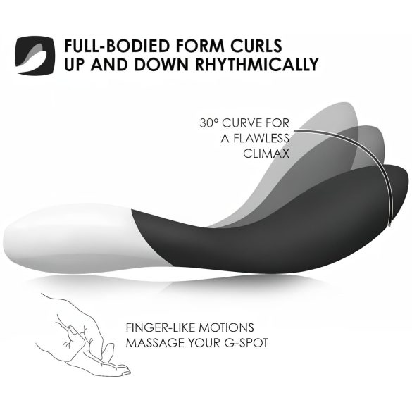 LELO Mona Wave - δονητής σημείου G αδιάβροχος - μαύρο