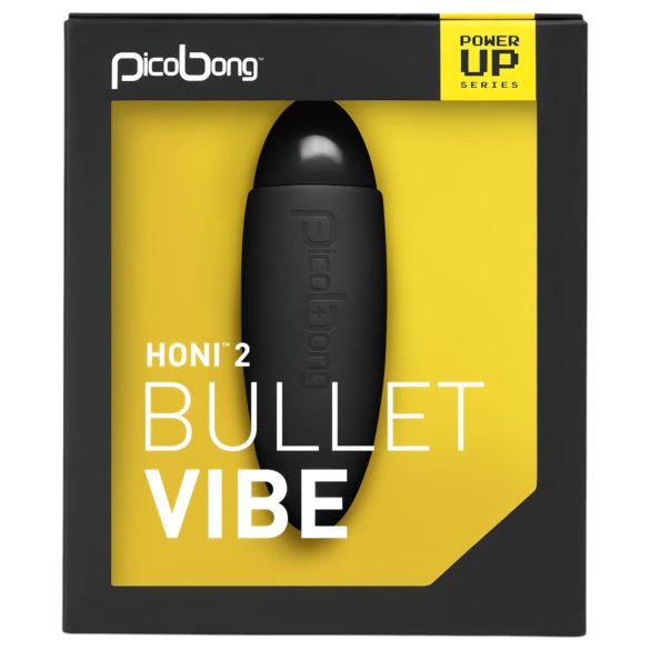 Picobong - δονητικό αυγό - αδιάβροχο - μαύρο