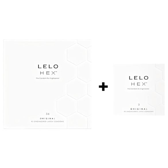 LELO Hex Original - πολυτελές πακέτο προφυλακτικών (36+3 τεμ)