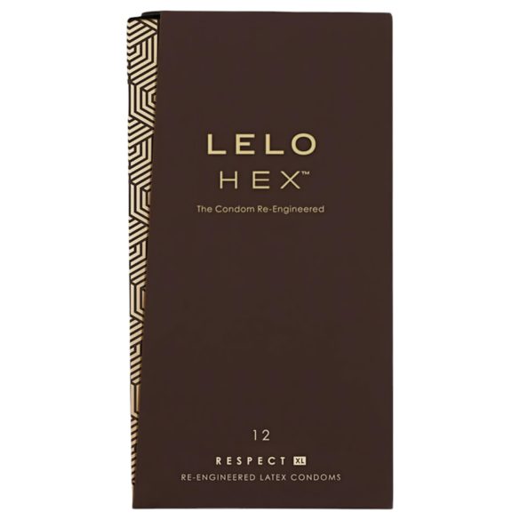 LELO Hex Respect XL - πολυτελή προφυλακτικά (12 τεμάχια)