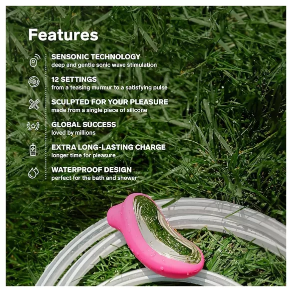 LELO Sona 2 - γυναικείο κλειτοριδικό σιάγκιο με ήχο - μοβ