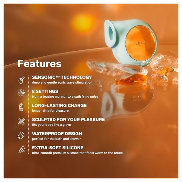 LELO Sila - δονητής κλειτορίδας με ηχητικά κύματα - αδιάβροχος τιρκουάζ