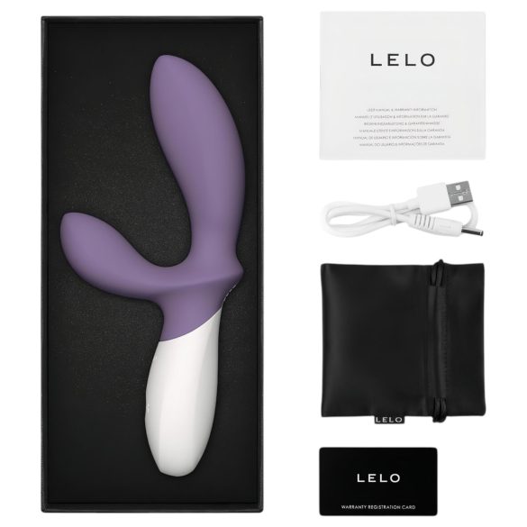 LELO Loki Wave 2 - επαναφορτιζόμενος, αδιάβροχος δονητής προστάτη (βιολέ)