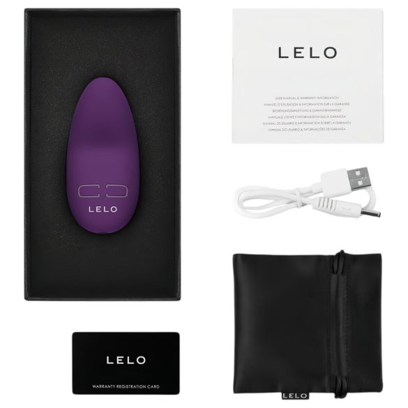 LELO Lily 3 - Επαναφορτιζόμενος, αδιάβροχος δονητής κλειτορίδας (σκούρο μοβ)