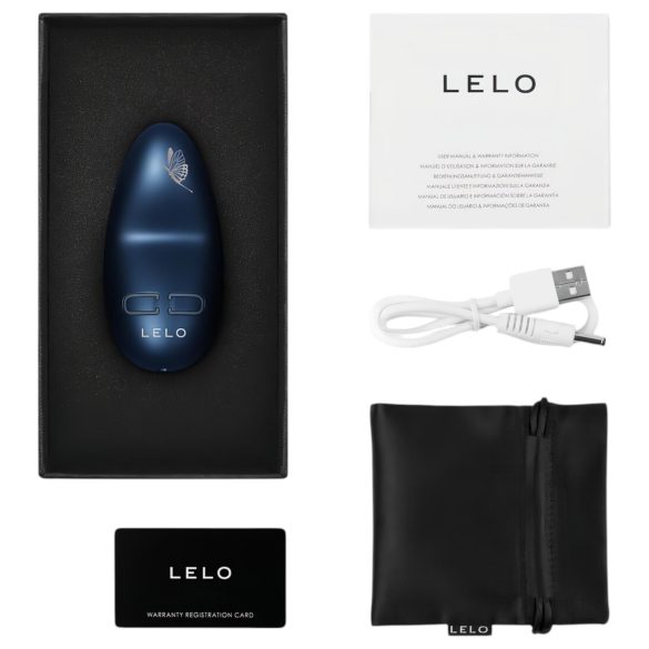 LELO - δονητής κλειτορίδας επαναφορτιζόμενος αδιάβροχος - μπλε