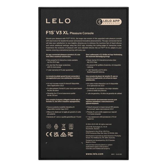 LELO Siri 3 - δονητής κλειτορίδας με φωνητικό έλεγχο - μοβ