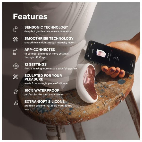 LELO Sona 3 - κλειτοριδικός διεγέρτης με ηχητικά κύματα - μωβ