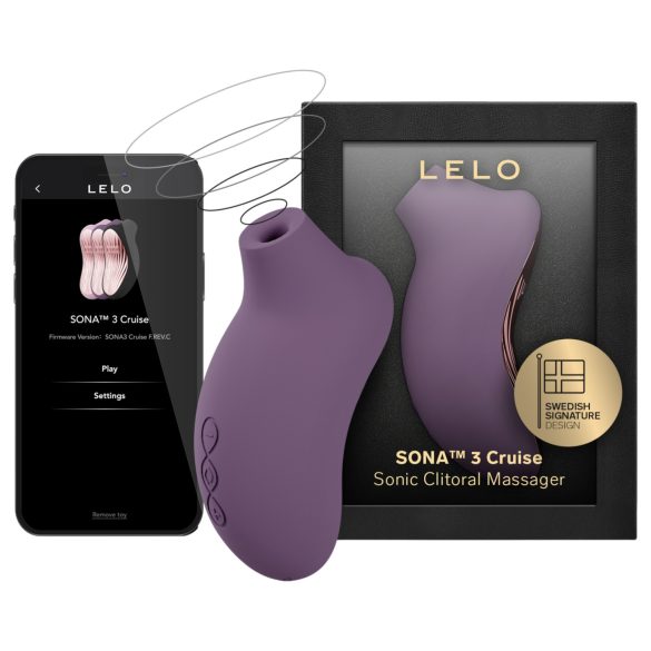 LELO Sona 3 Cruise - κλειτοριδικός διεγέρτης με δόνηση ήχου - μοβ