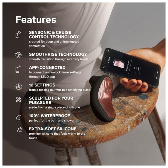 LELO Sona 3 Cruise - κλειτοριδικός διεγέρτης με δόνηση ήχου - μοβ
