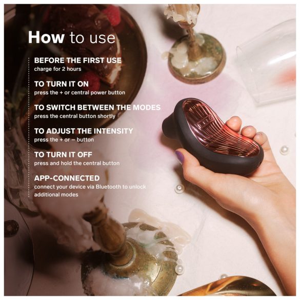 LELO Sona 3 Cruise - κλειτοριδικός διεγέρτης με δόνηση ήχου - μοβ