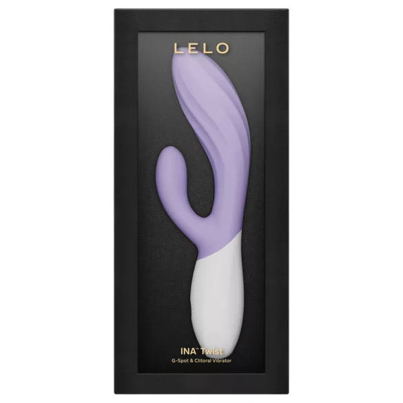 LELO INA Twist - δονητής σημείου G με βραχίονα διέγερσης της κλειτορίδας, ελεγχόμενος μέσω εφαρμογής (μωβ)