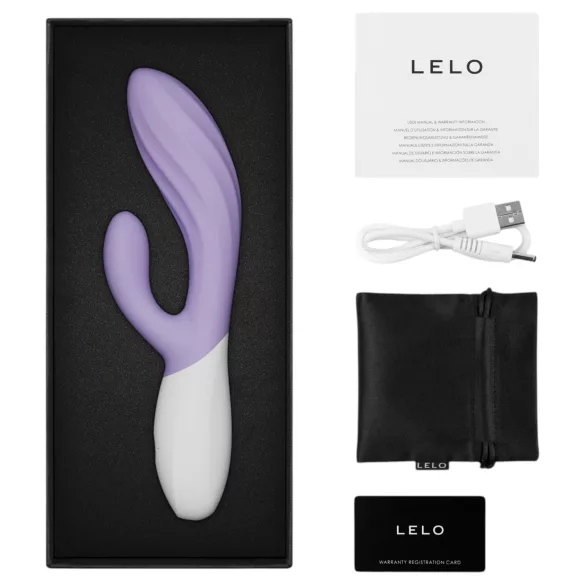 LELO INA Twist - δονητής σημείου G με βραχίονα διέγερσης της κλειτορίδας, ελεγχόμενος μέσω εφαρμογής (μωβ)