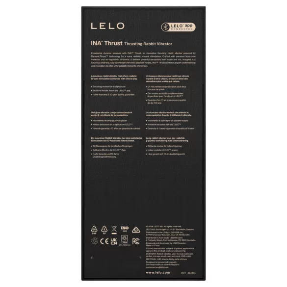 LELO - INA Thrust ωθητικός δονητής κουνελάκι (μωβ)