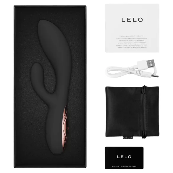 LELO - INA Thrust ωθητικός δονητής κουνελάκι (μαύρο)