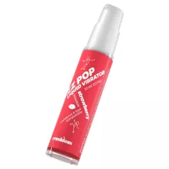  Crushious ZZ POP - βρώσιμο υγρό δονητάκι, φράουλα (10ml)