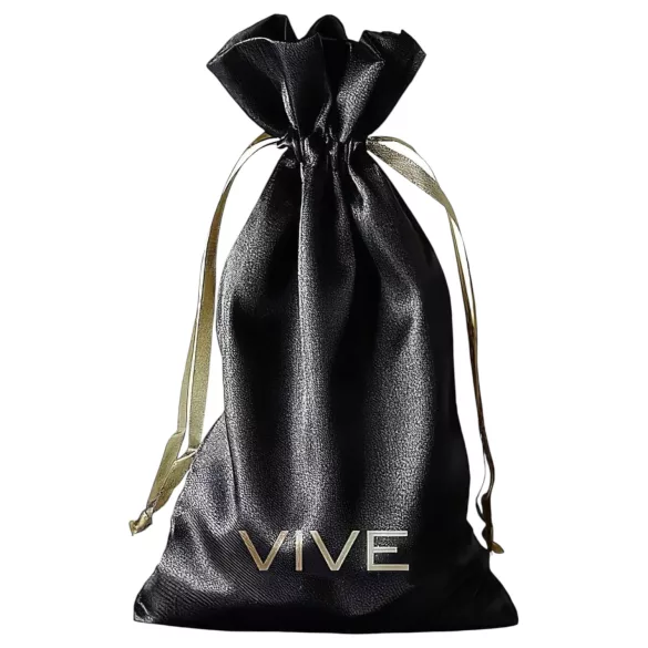Vive - σατέν τσάντα για ερωτικά παιχνίδια (μαύρο)
