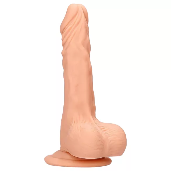 RealRock - ρεαλιστικό δονητής με όρχεις - 17cm - φυσικό χρώμα